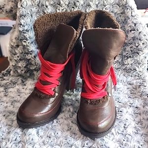 Chocolate Ankle Booties